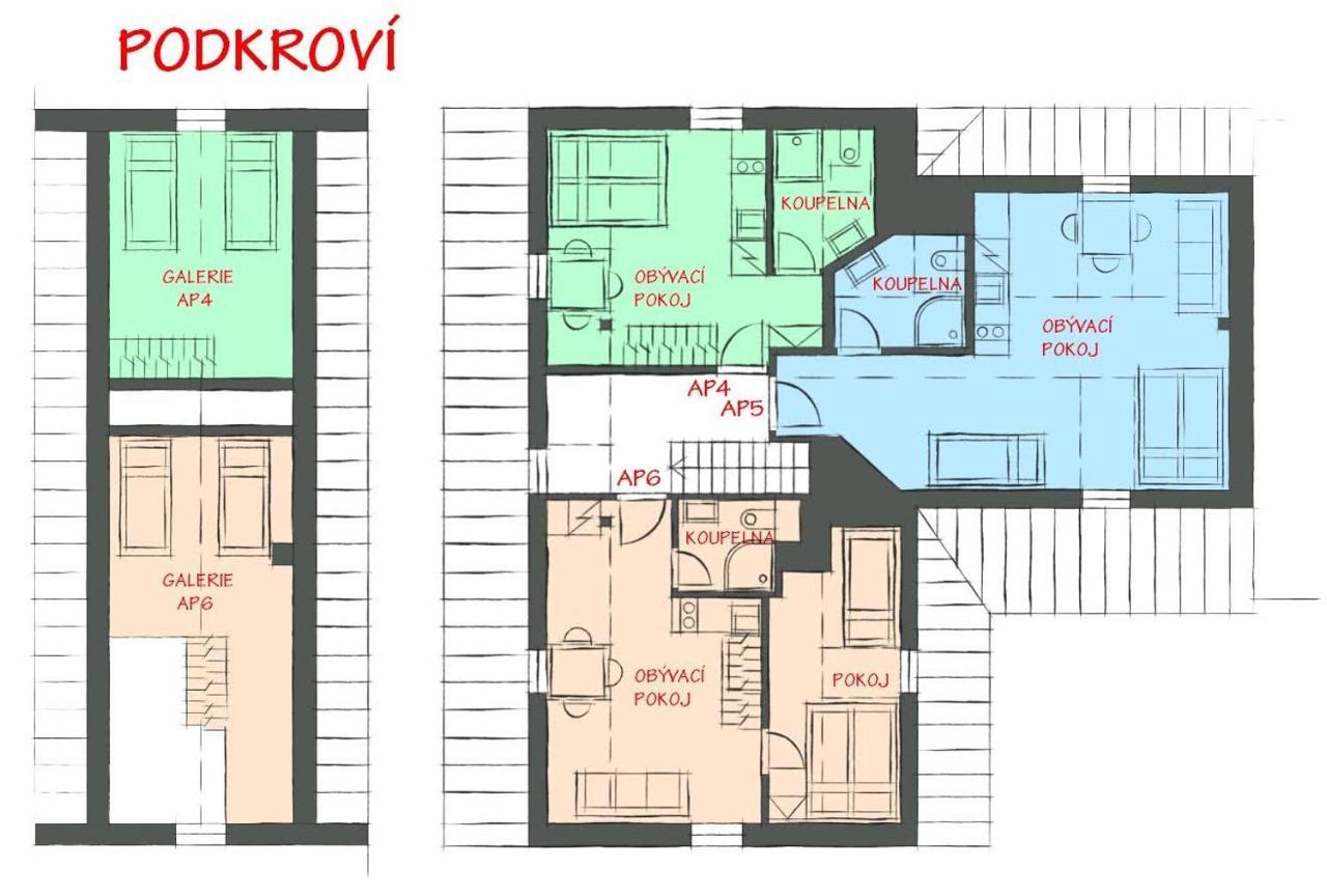 Apartmany U Muzea Horní Blatná Dış mekan fotoğraf